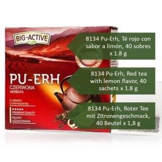 Pu-Erh - Té rojo con sabor a limón herbary garden