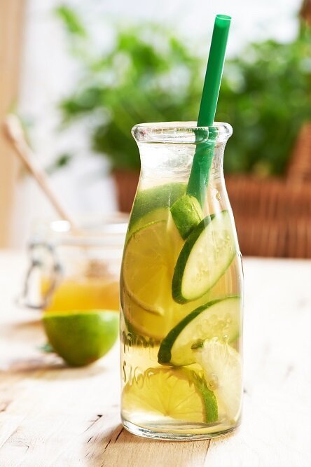 limonade con pepino y menta receta herbary garden